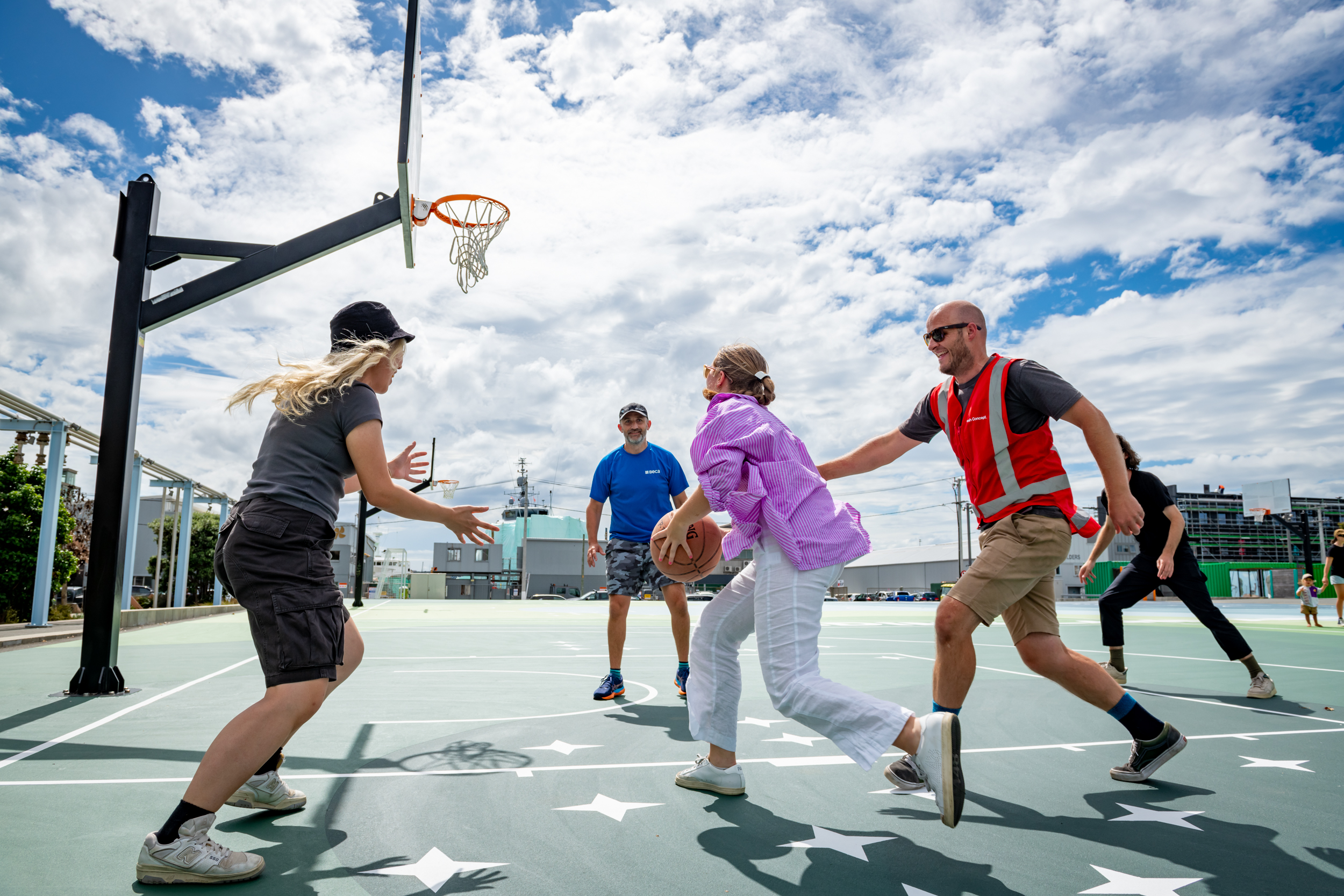 All stars: 150 whetu support new basketball courts design hero image